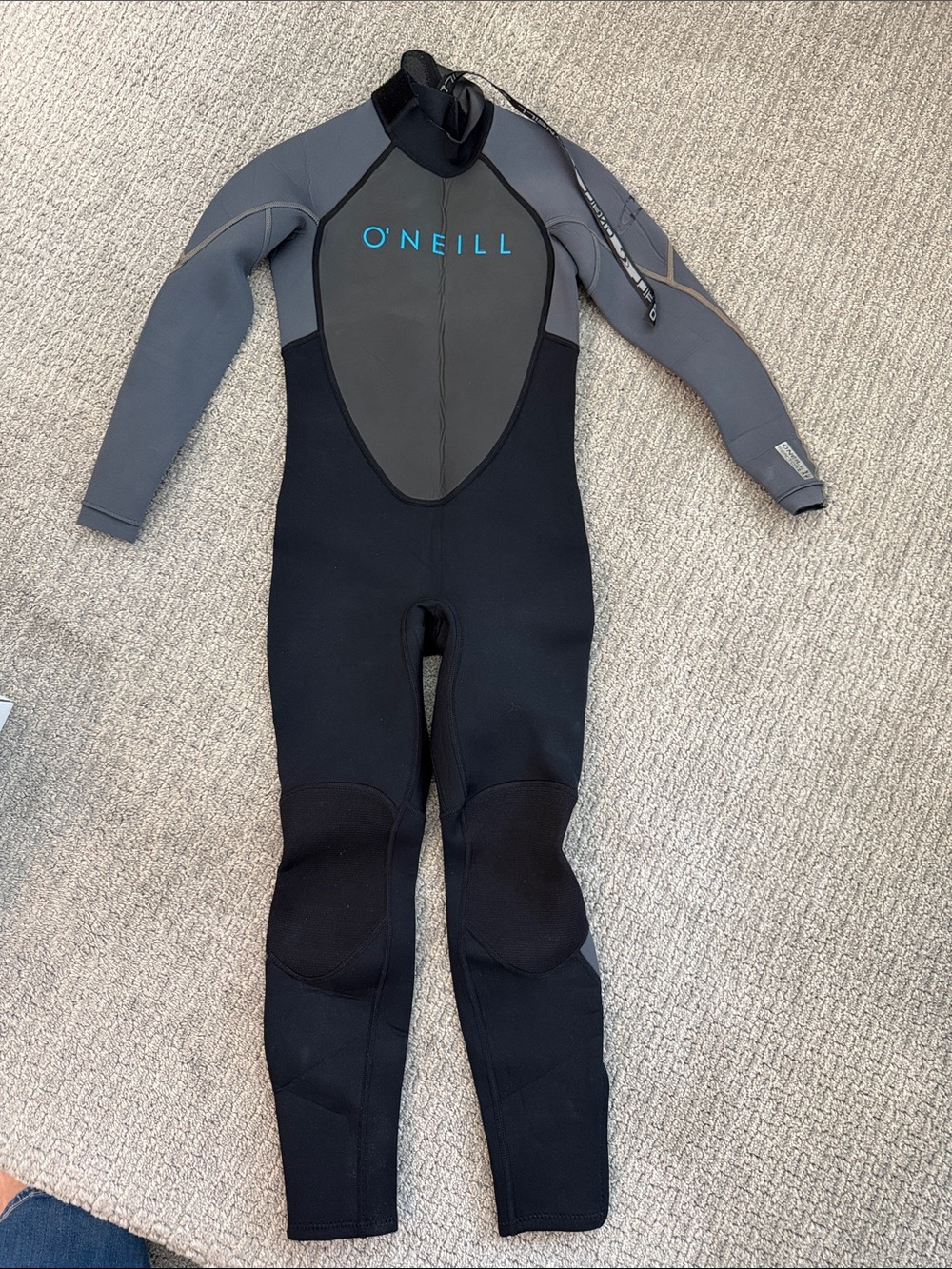 O'Neill Kids Black & Grey Full-Length Wetsuit One-Piece